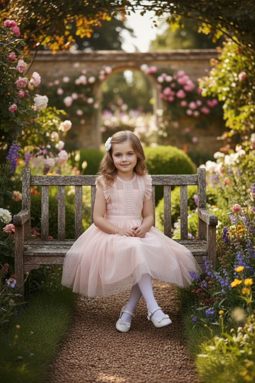 CLARISSA DRESS PEACHY PINK