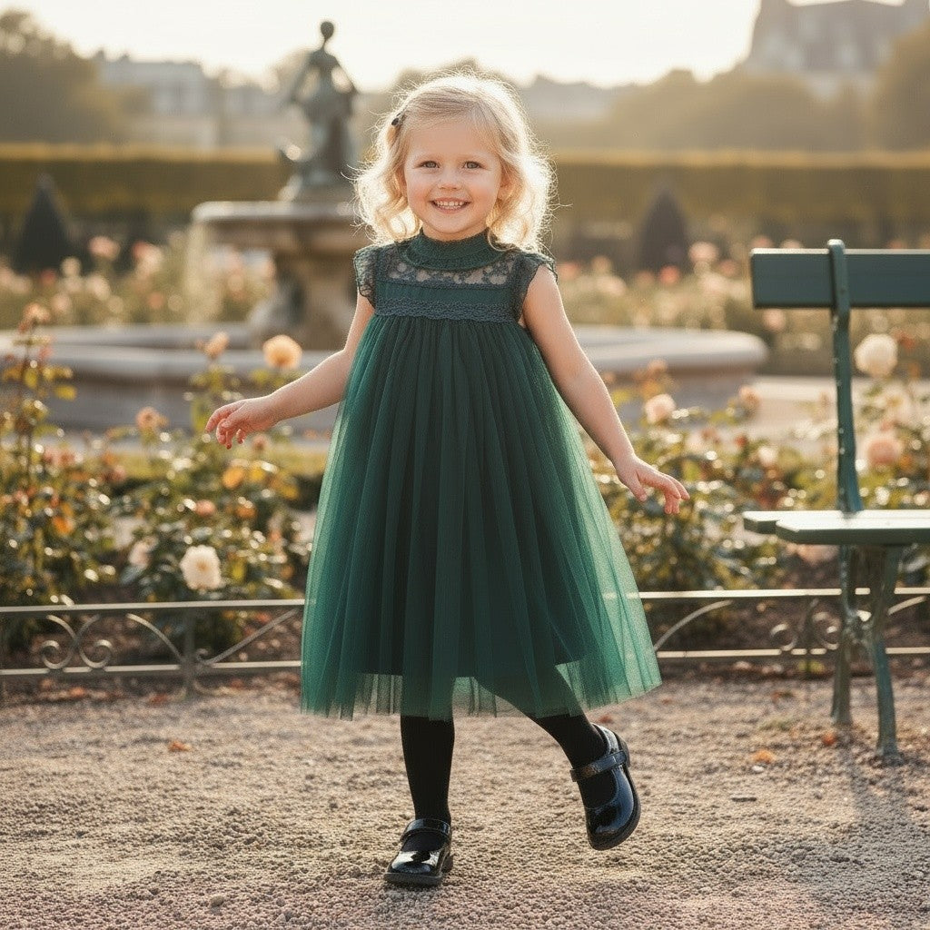 ALLESSANDRA DRESS EMERALD