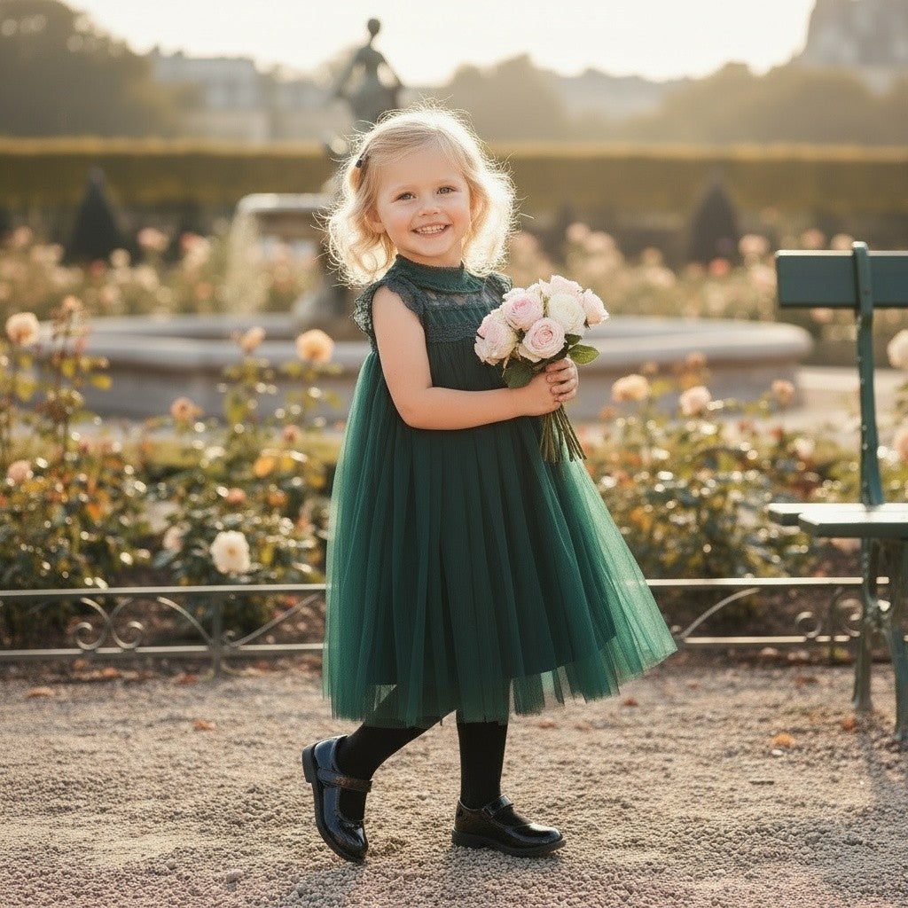 ALLESSANDRA DRESS EMERALD