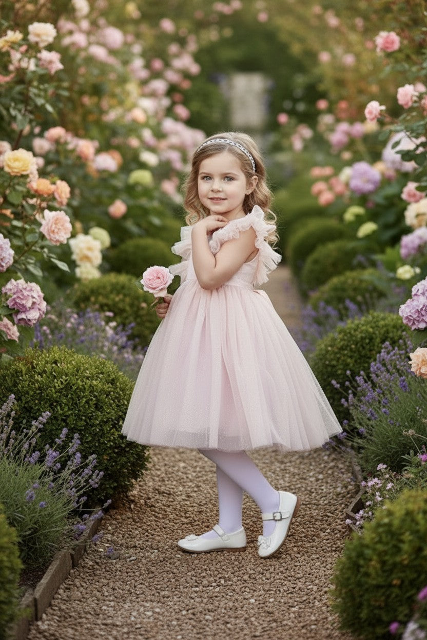 MILLY DRESS SPARKLE PINK