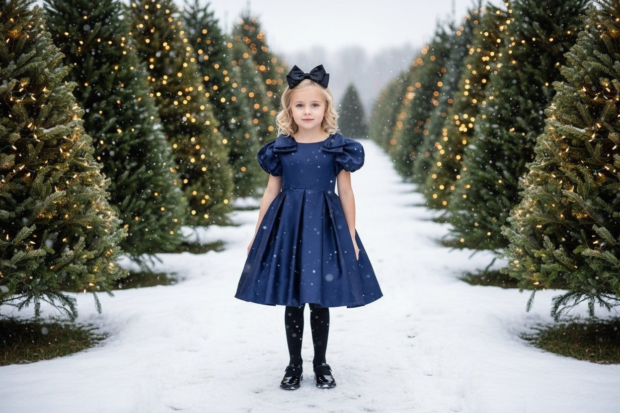 MALIA DRESS NAVY