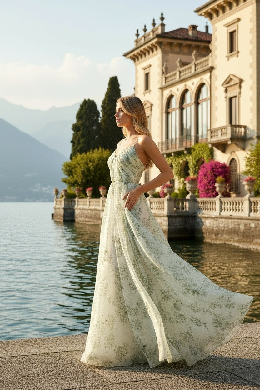 KENLEY GOWN GREEN
