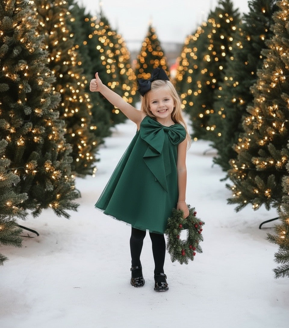 LUCIA DRESS EMERALD