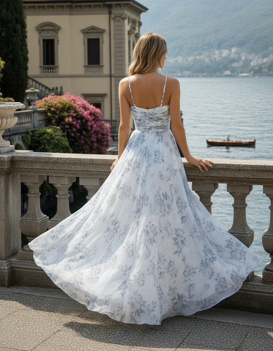 KENLEY GOWN BLUE