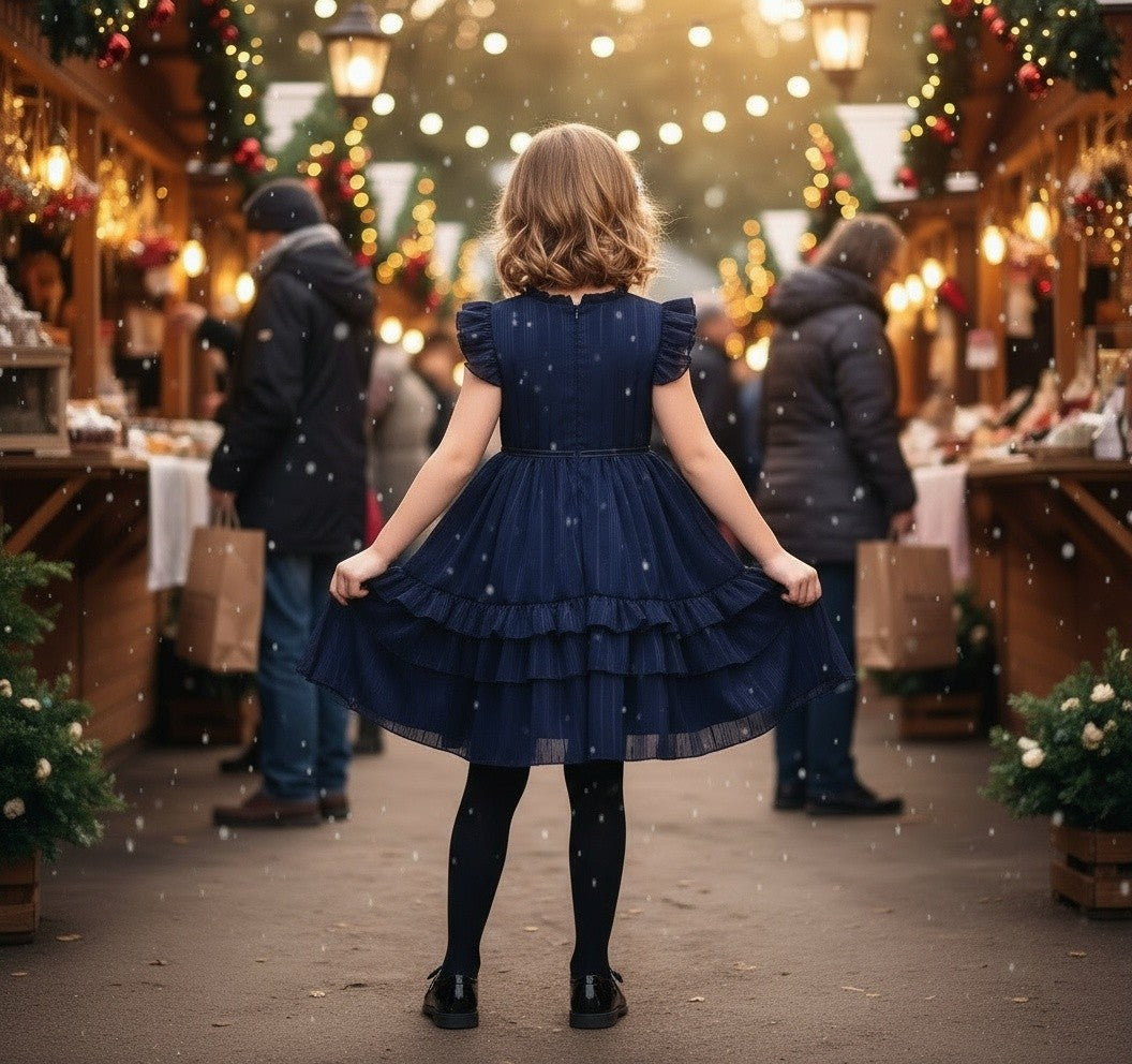 ELODIE DRESS NAVY