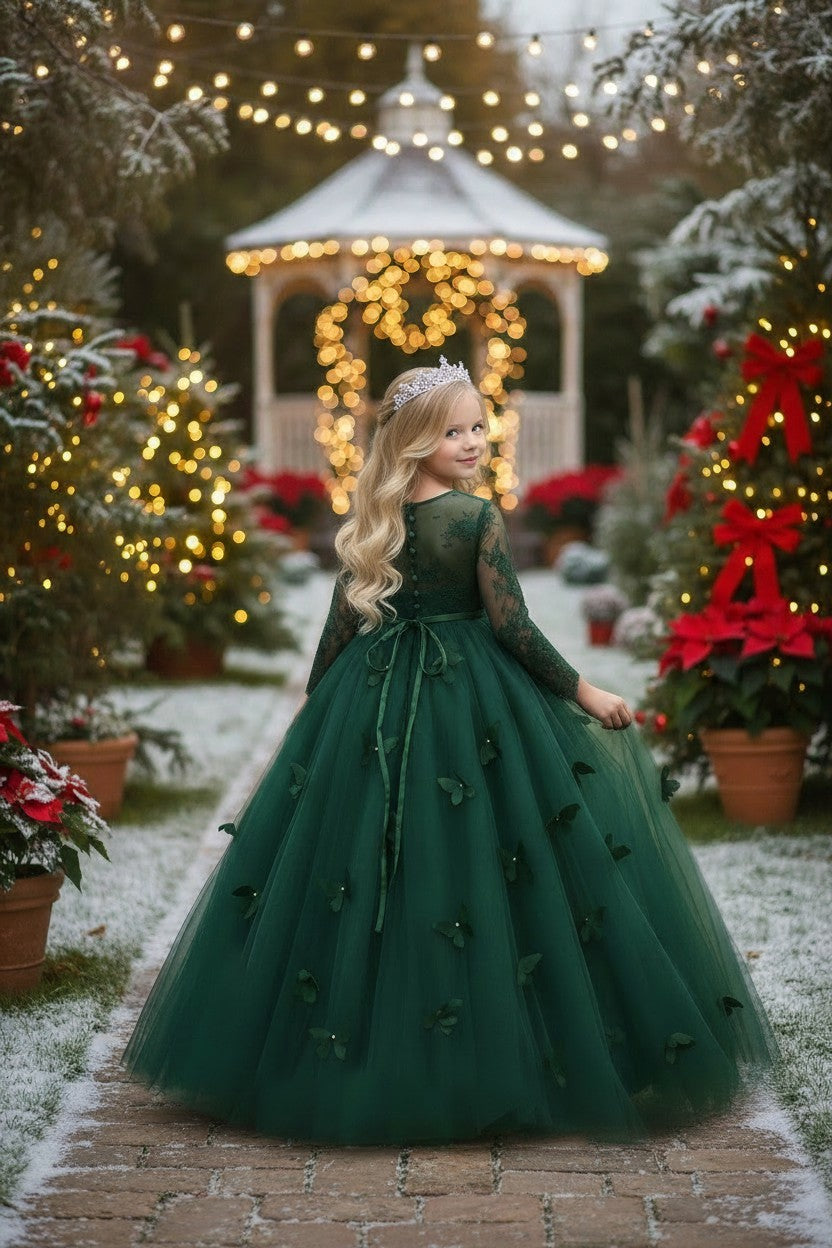 MARIPOSA GOWN EMERALD