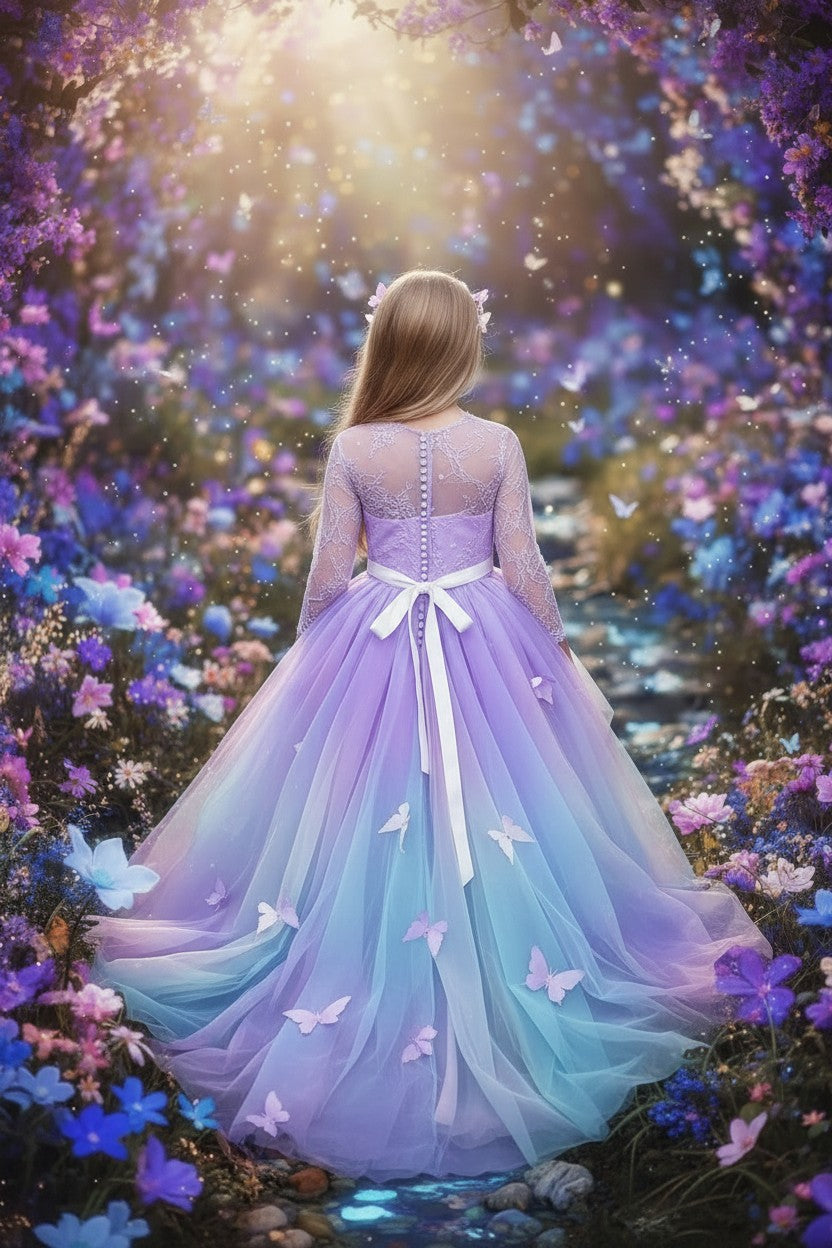 MARIPOSA GOWN WATERCOLORS