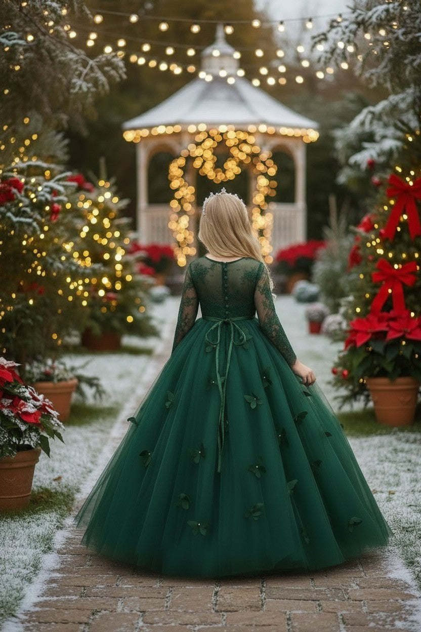 MARIPOSA GOWN EMERALD