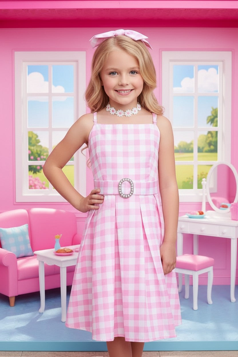 GINGHAM QUEEN 4 PC SET.