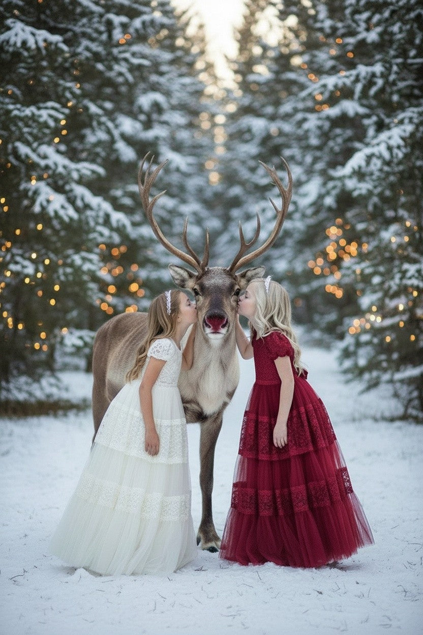 CATERINA DRESS CRIMSON