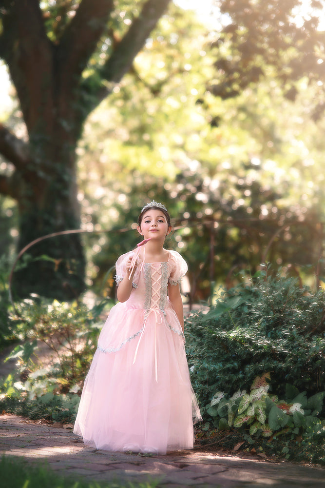 PRINCESS GLINDA DRESS & WAND SET