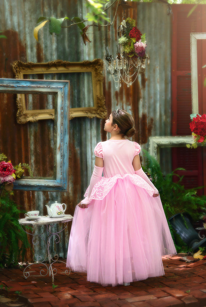 $29.99 DRESS UP SALE PRINCESS ADELINE GOWN & GLOVES SET PINK