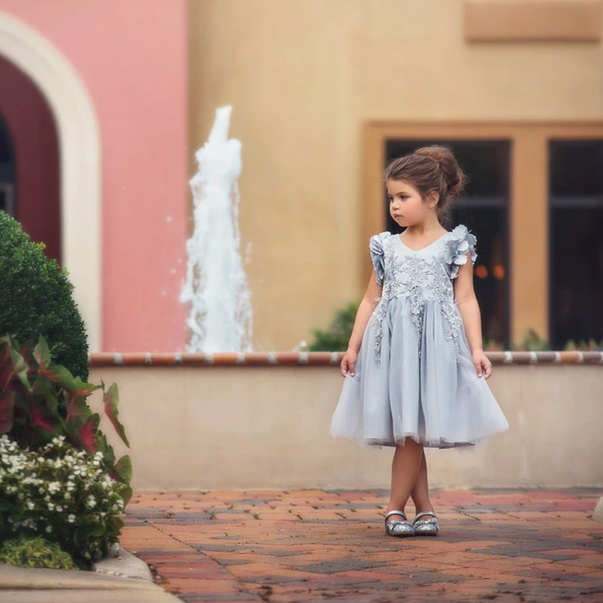 BIANCA DRESS SILVER