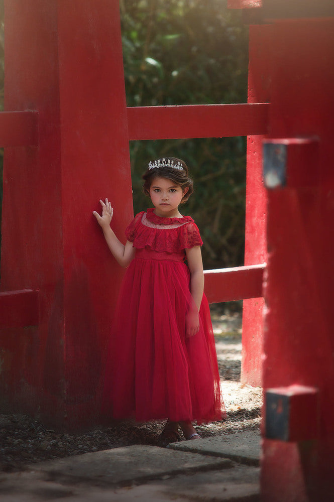 GIOVANNA GOWN CRIMSON