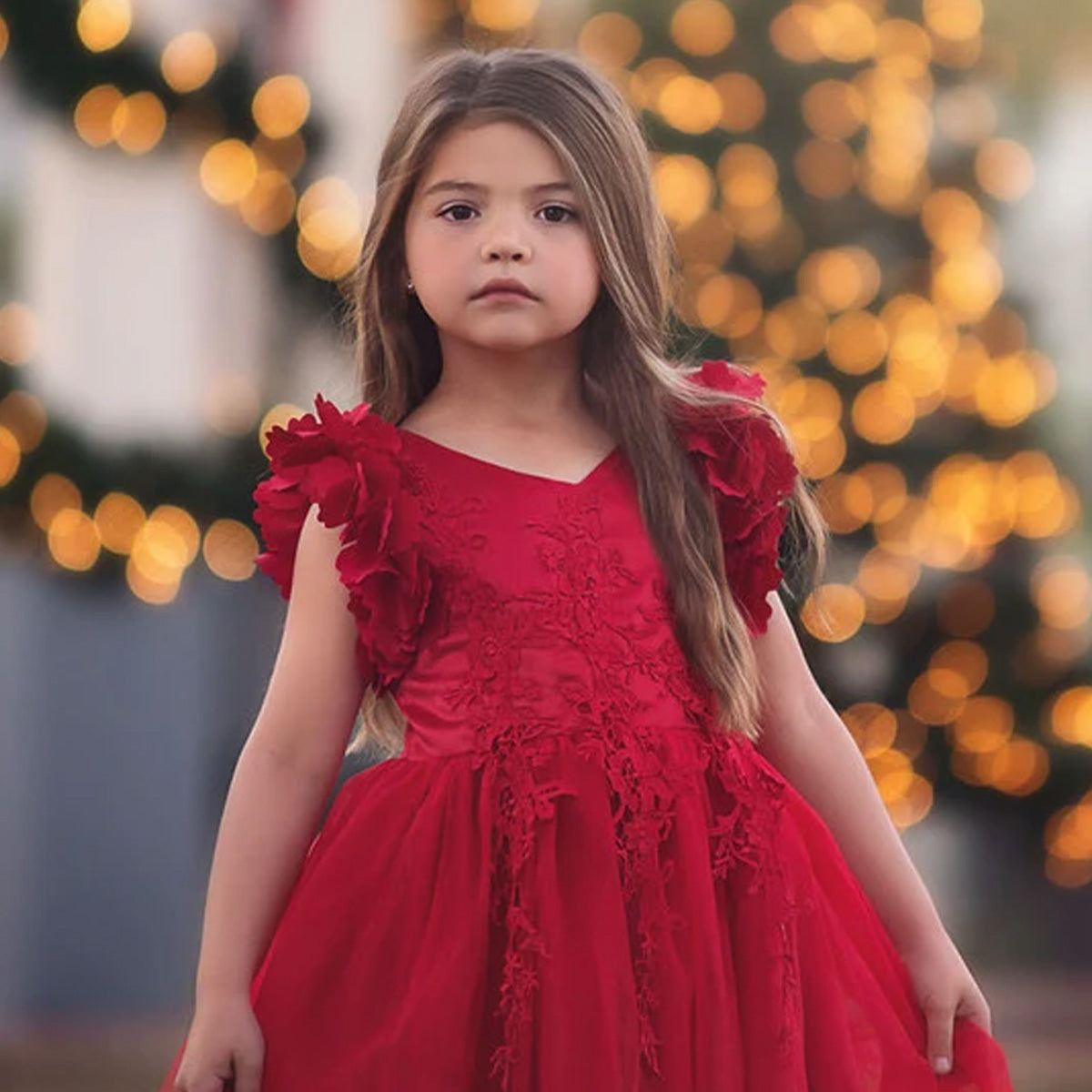 BIANCA GOWN CRIMSON