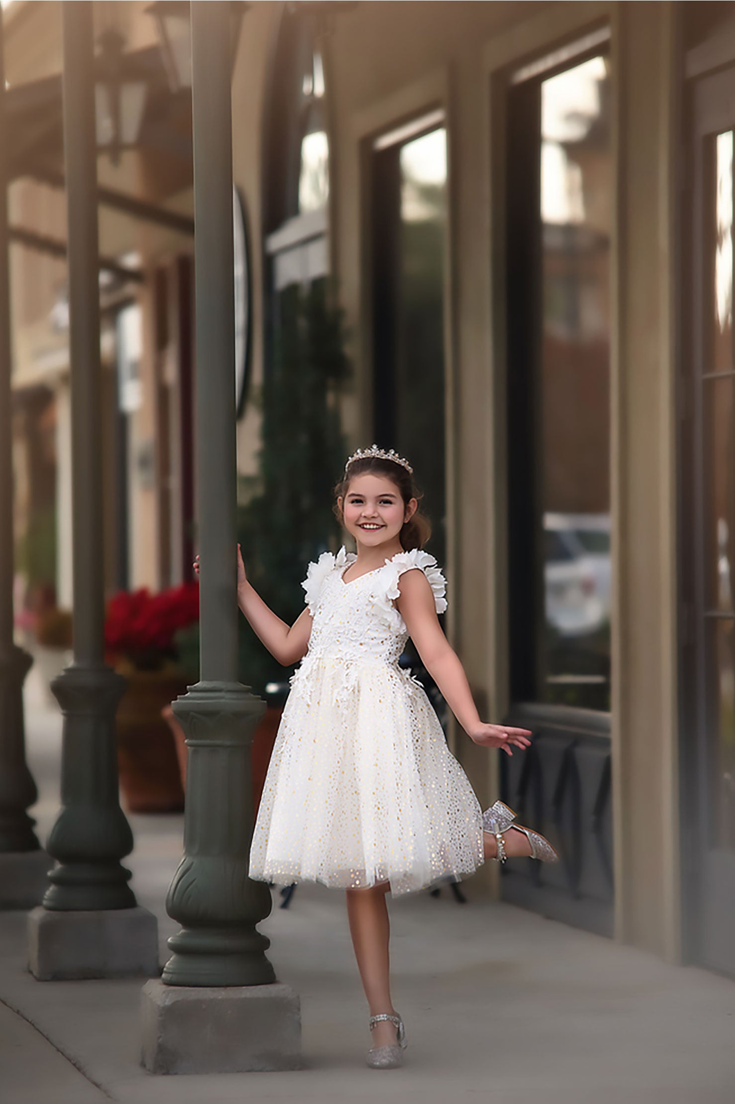 Nathalia Dress Off White main image 1