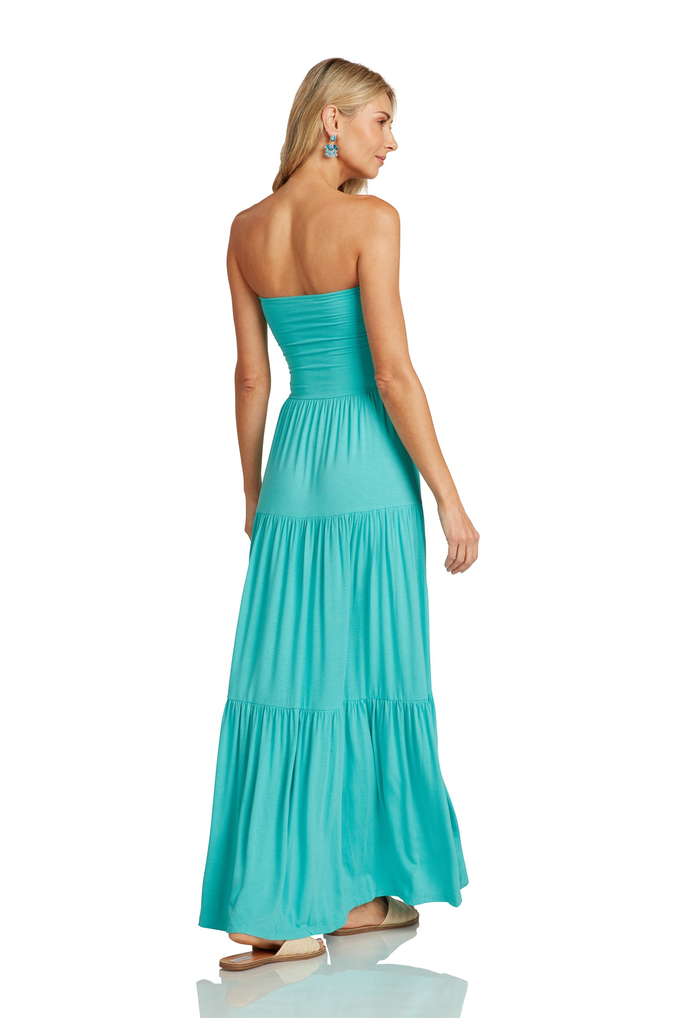 $99.99 DRESS EVENT LUCILLE MAXI DRESS TURQUOISE