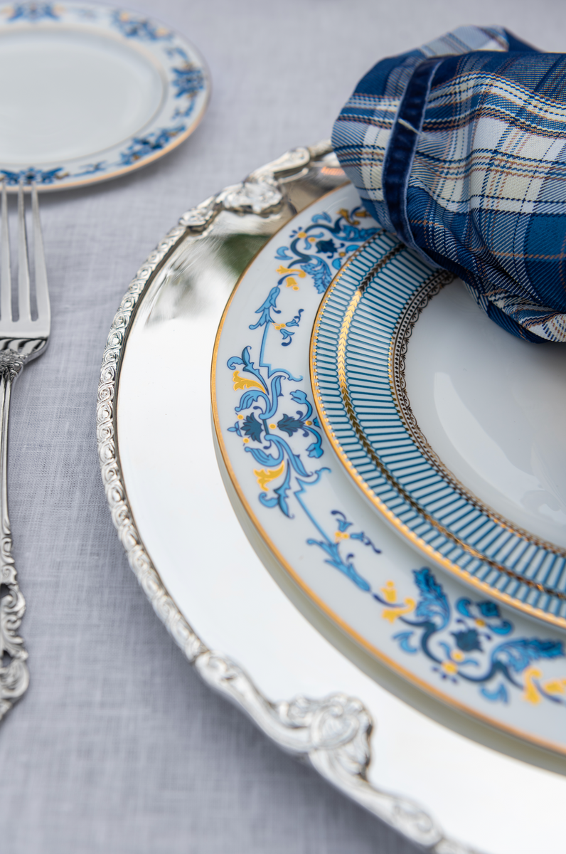 Silver Plated Yorkshire Charger Plate TRISH SCULLY