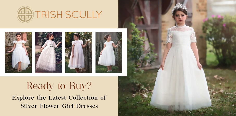 Ready to Buy? Explore the Latest Collection of Silver Flower Girl Dresses