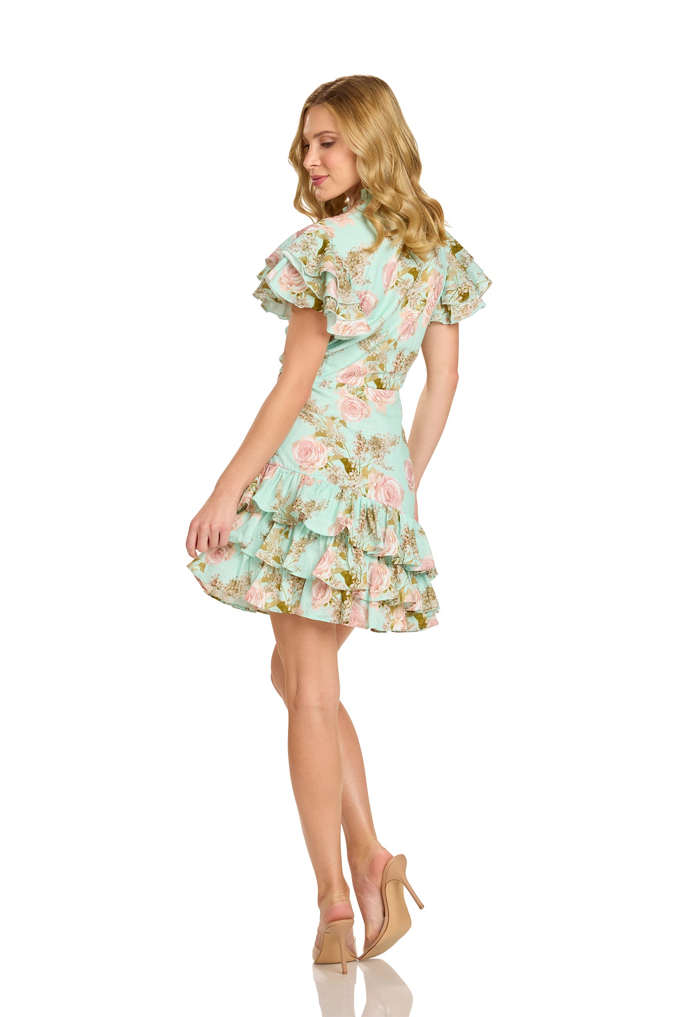 ASHTYN DRESS MINT FLORAL