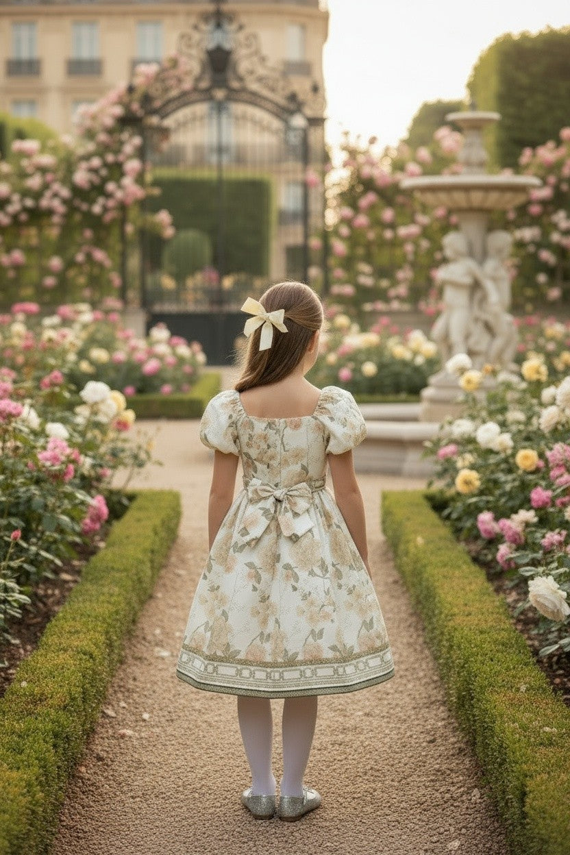 ARIELLE DRESS IVORY FLORAL