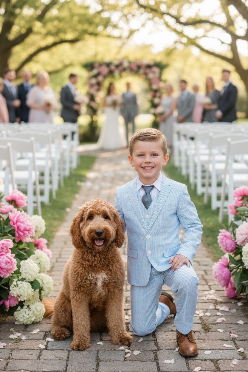 ASHFORD SEERSUCKER 3 PC. SUIT