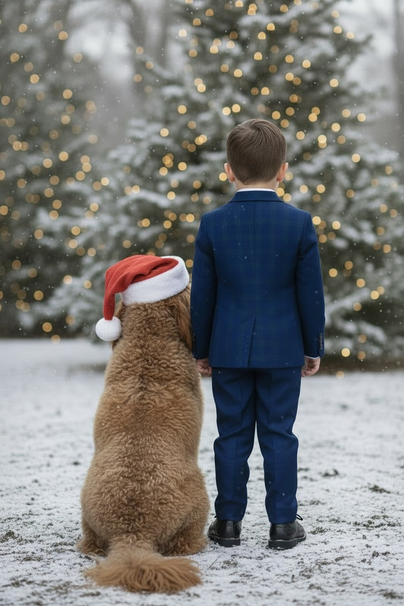 LIVINGSTON TARTAN 3PC. SUIT