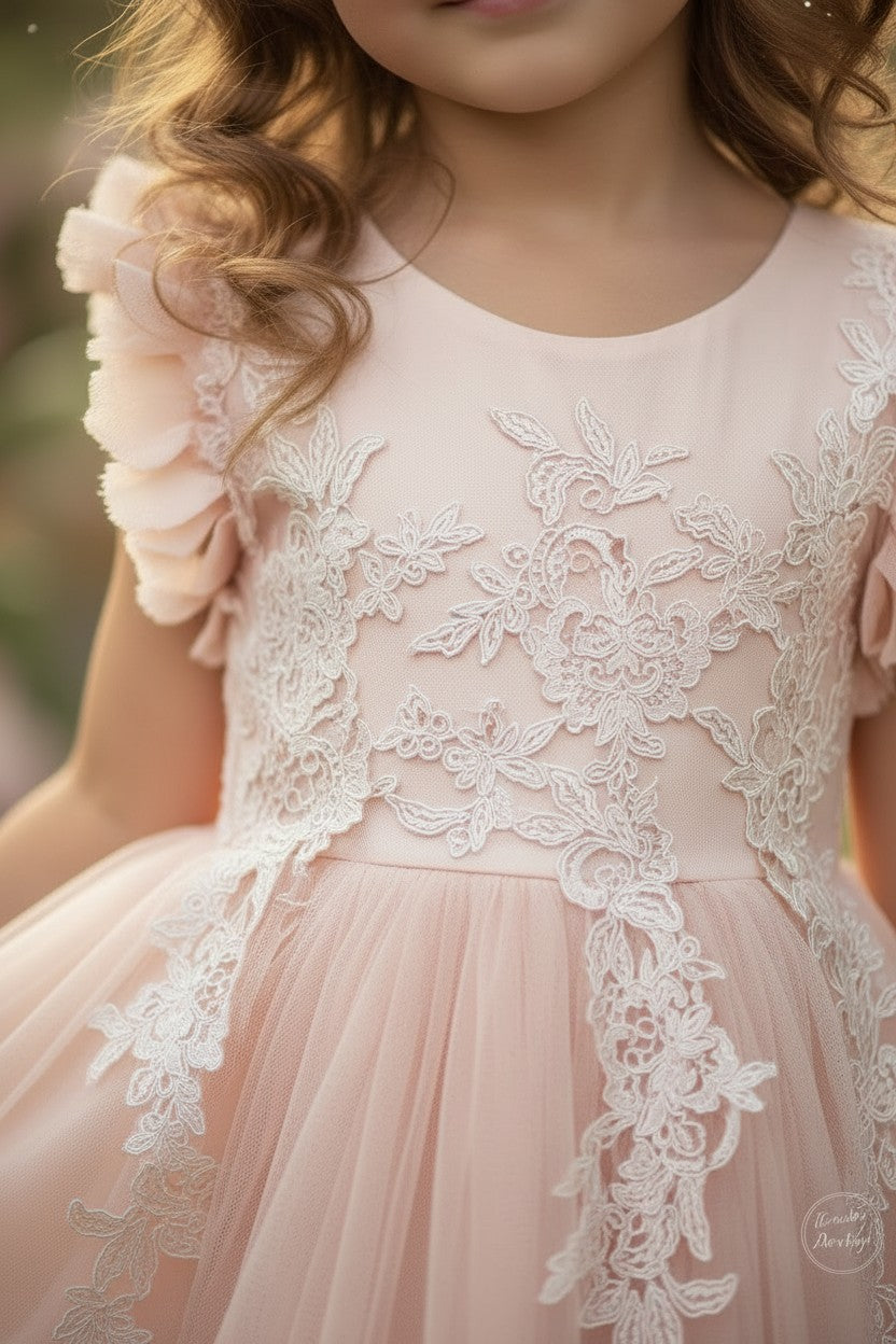 Bianca Dress Peachy Pink