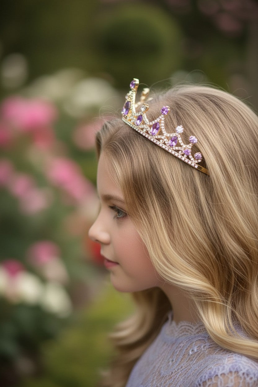 PRINCESS MARCELINA TIARA PURPLE
