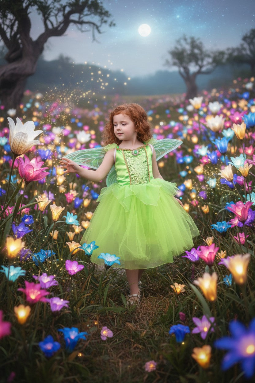 ENCHANTED FAIRY DRESS & WING SET