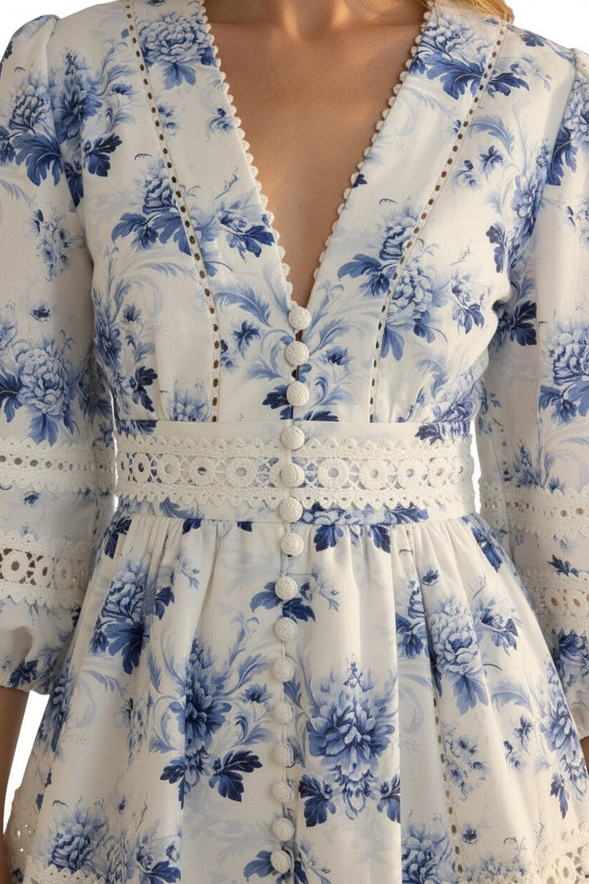 PIERO MINI DRESS FLORAL