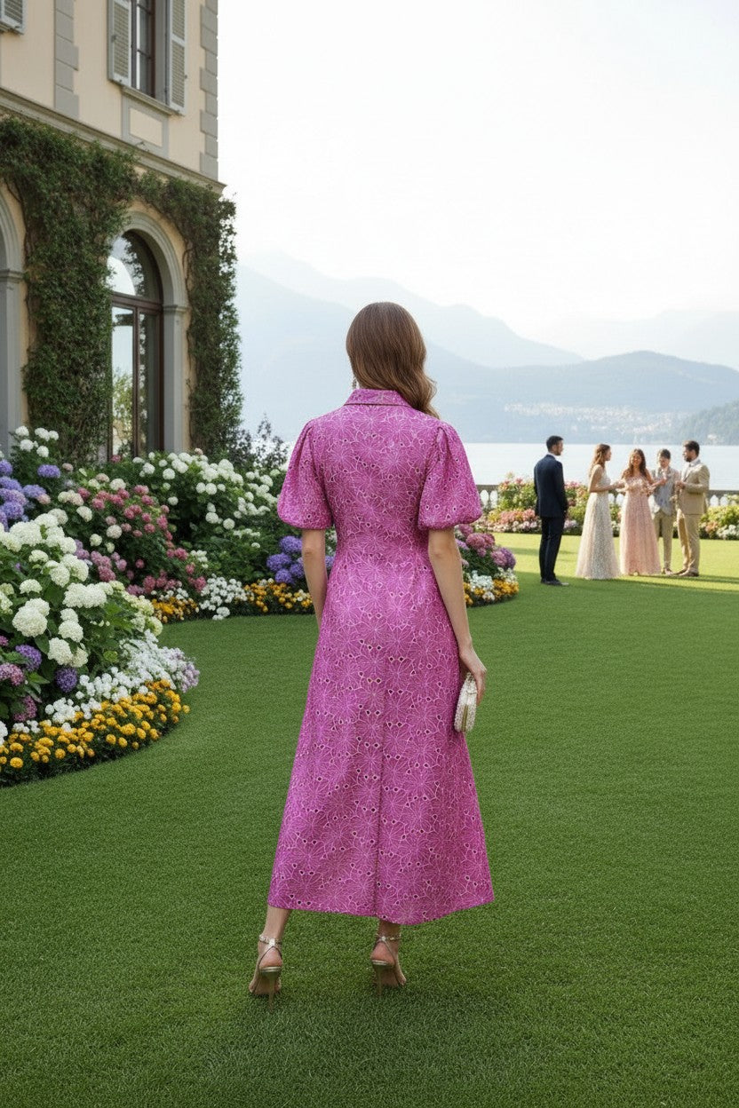 EMANUELA DRESS FUCHSIA