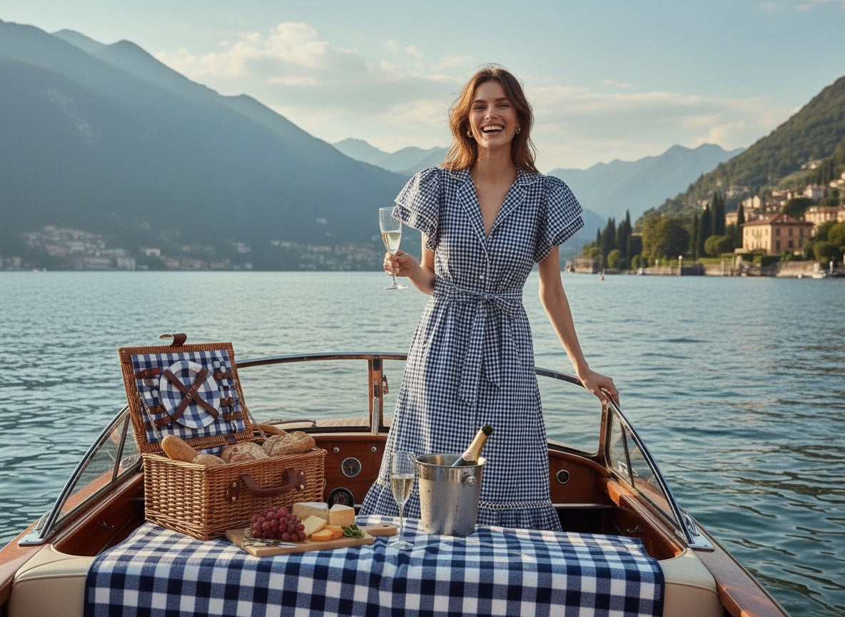 KORALINA DRESS GINGHAM