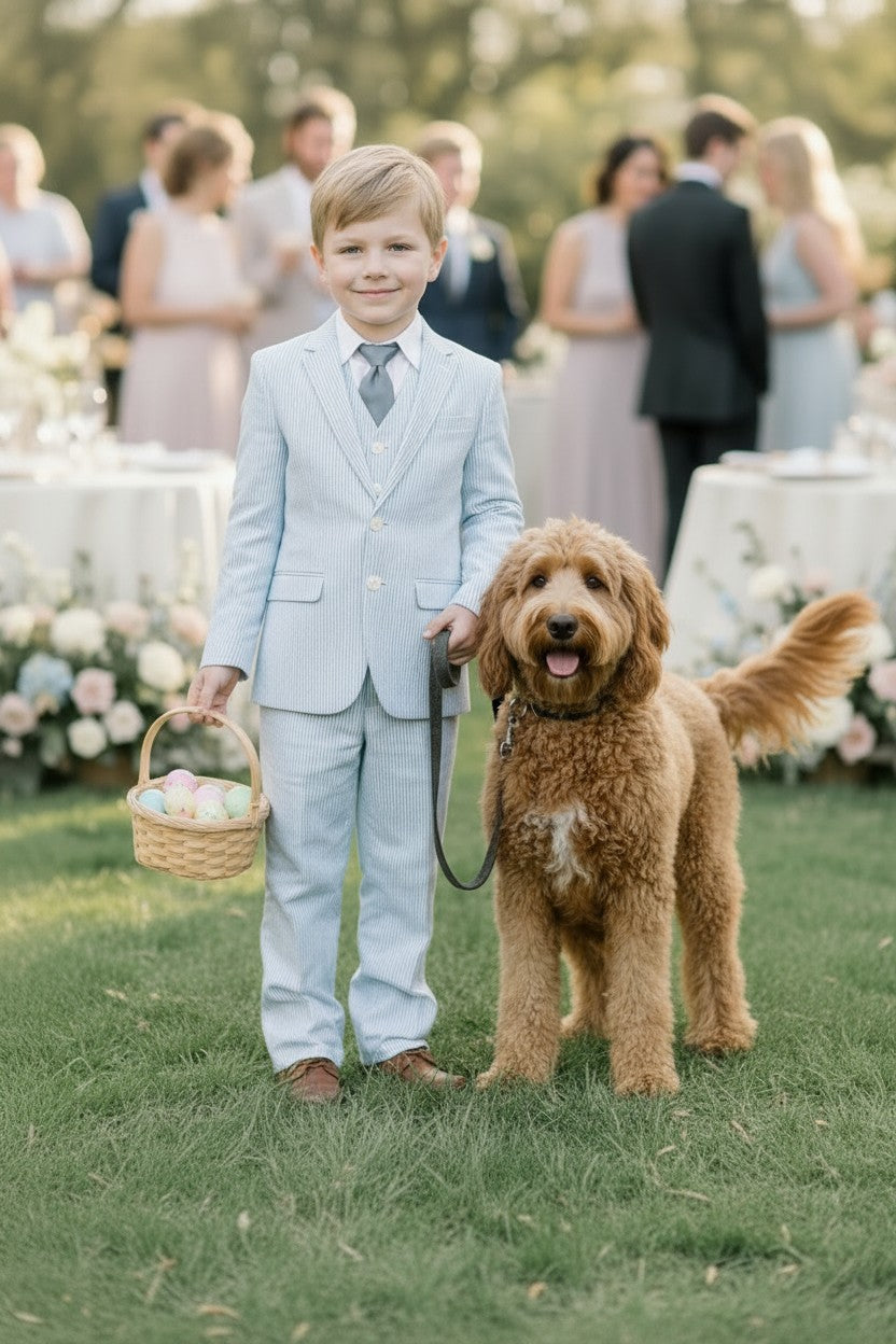 ASHFORD SEERSUCKER 3 PC. SUIT