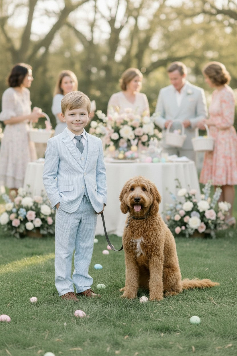 ASHFORD SEERSUCKER 3 PC. SUIT