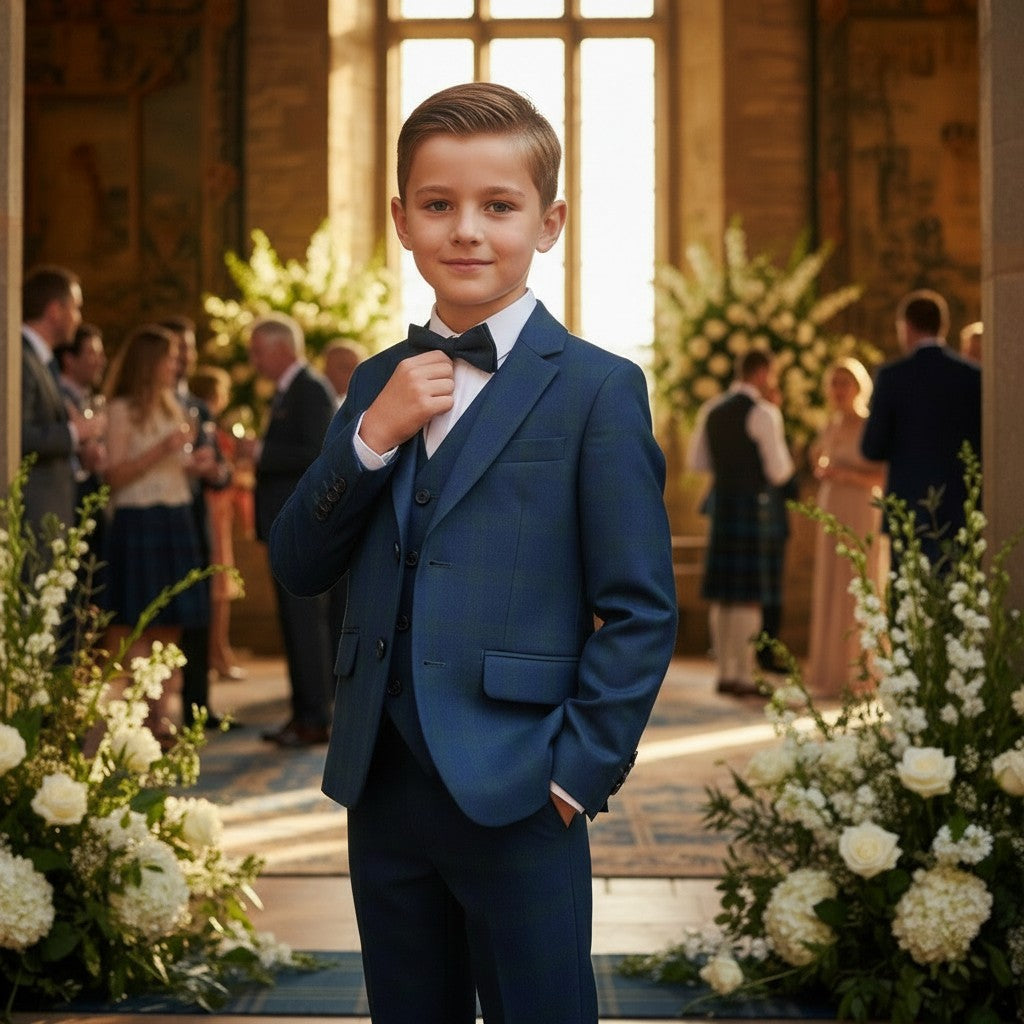 LIVINGSTON TARTAN 3PC. SUIT