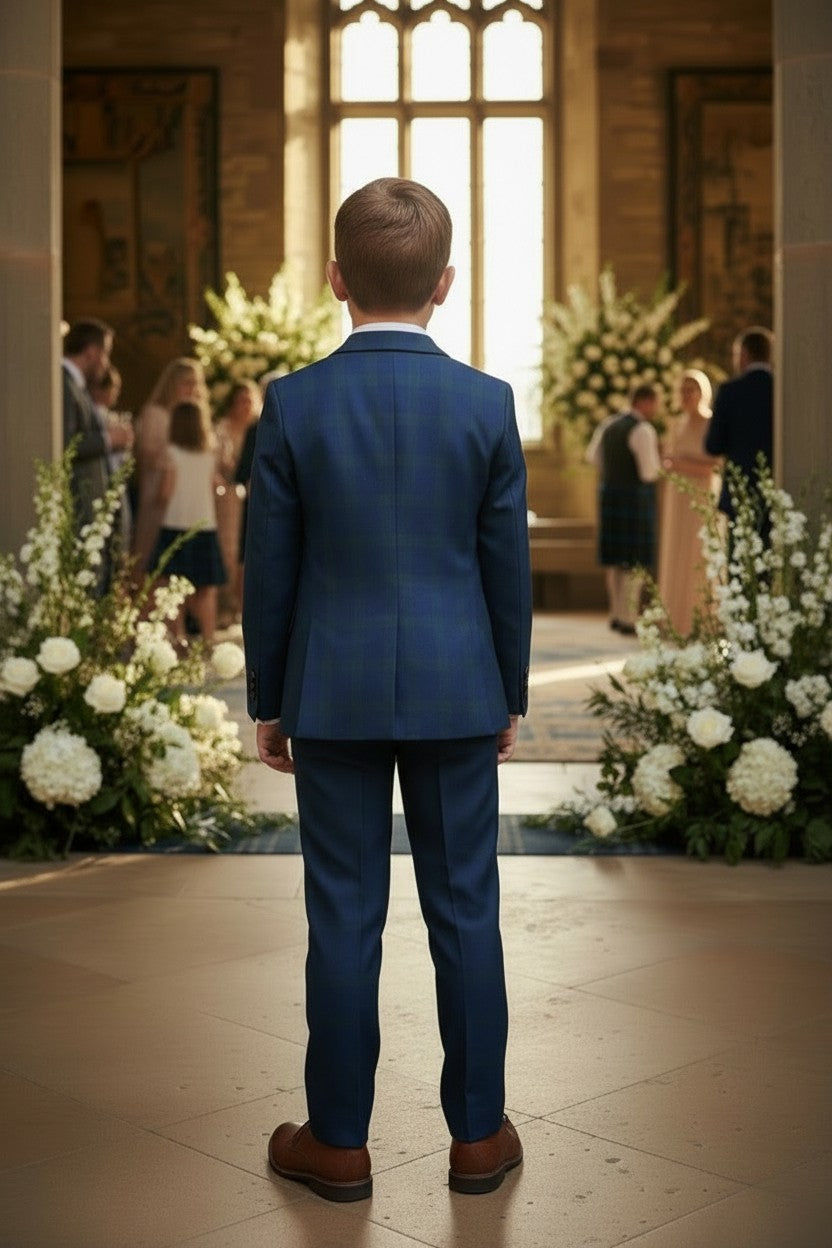 LIVINGSTON TARTAN 3PC. SUIT