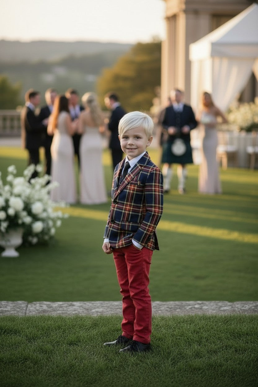 STEWART TARTAN 3PC. SUIT