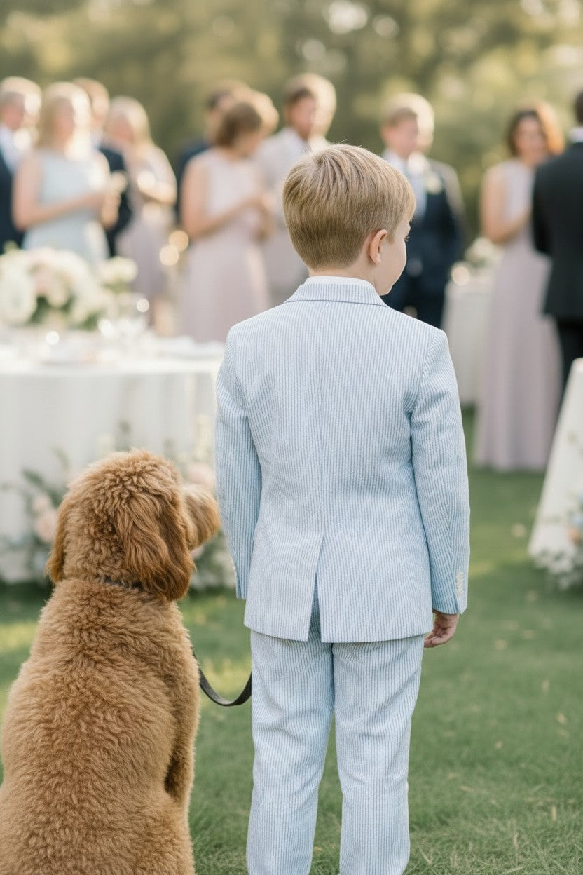 ASHFORD SEERSUCKER 3 PC. SUIT