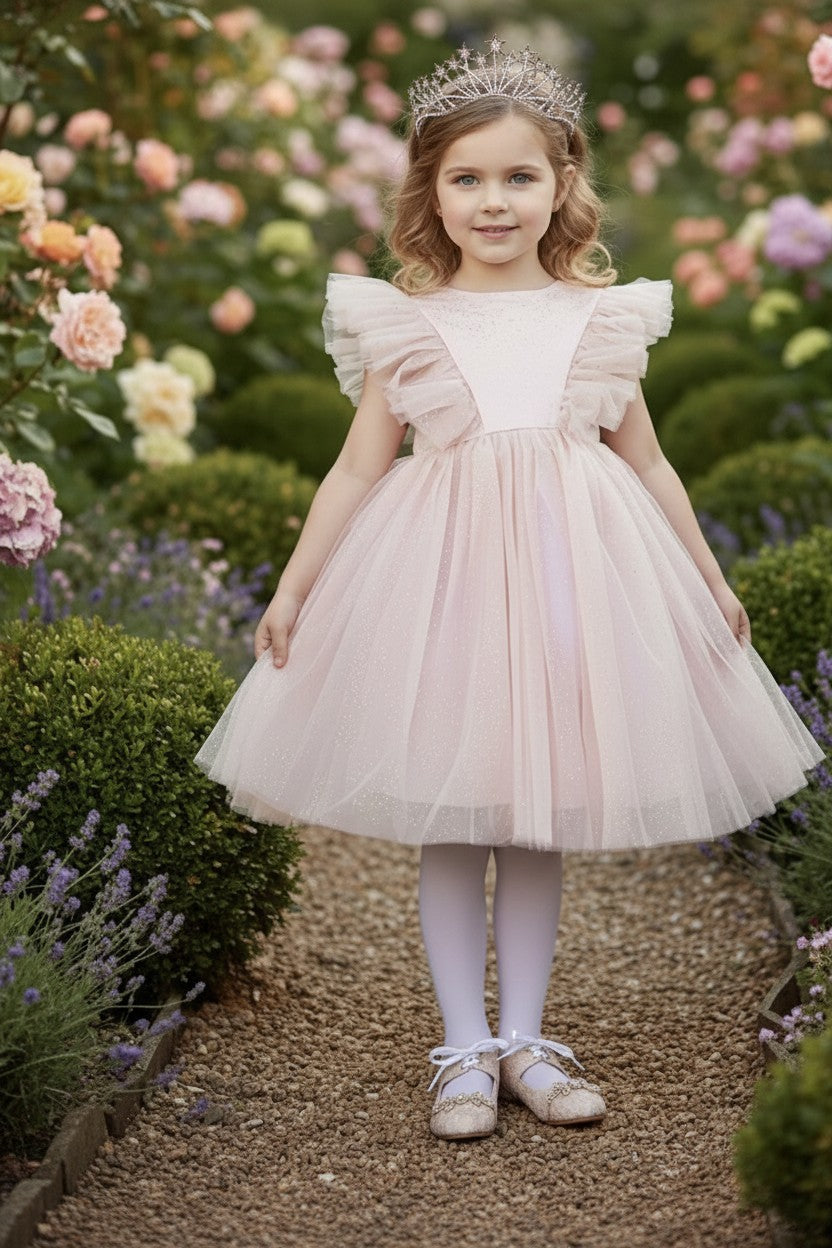 MILLY DRESS SPARKLE PINK