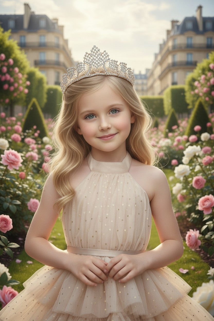 AMEERAH DRESS CHAMPAGNE