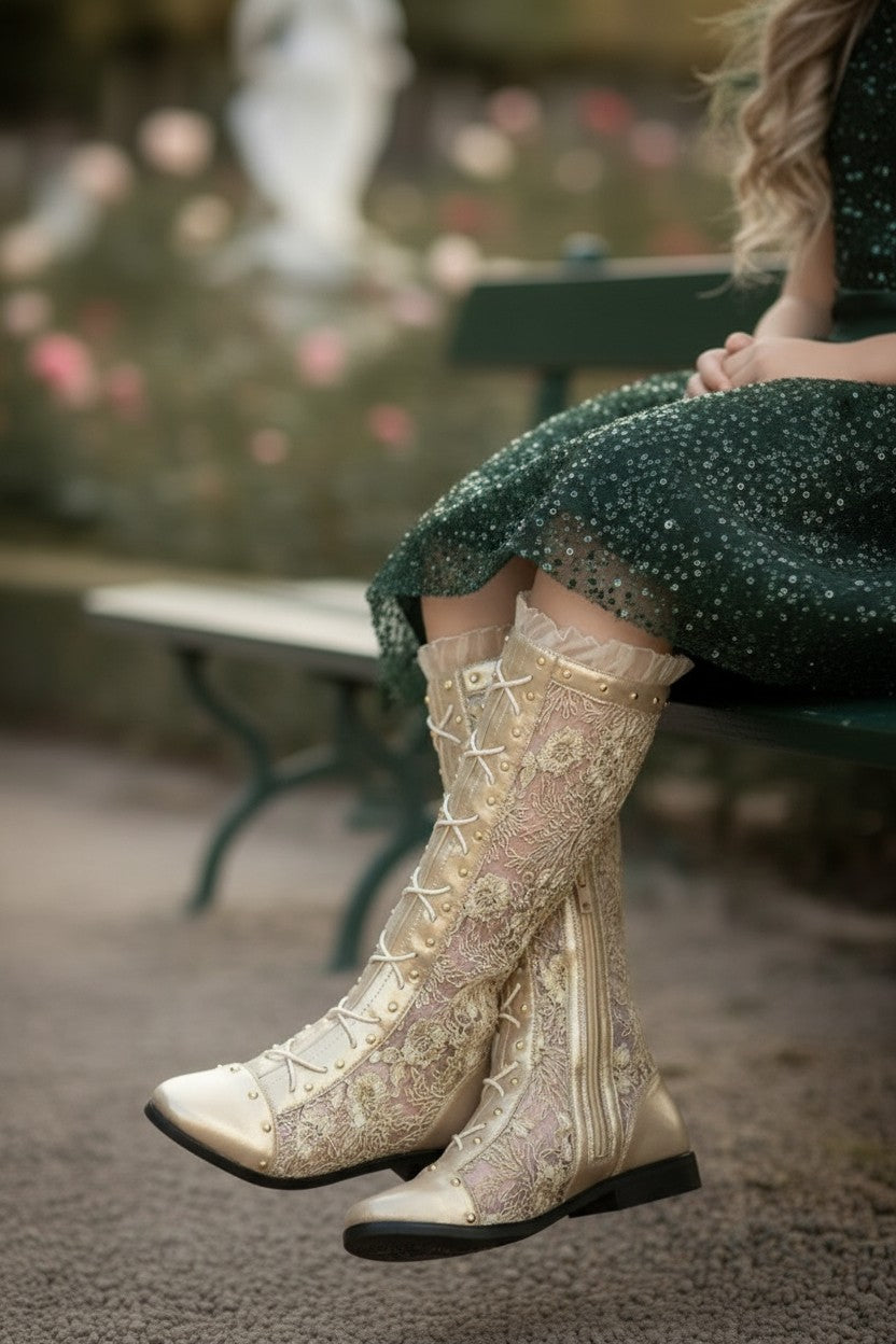 ELIANA DRESS & HAIR BOW SET EMERALD