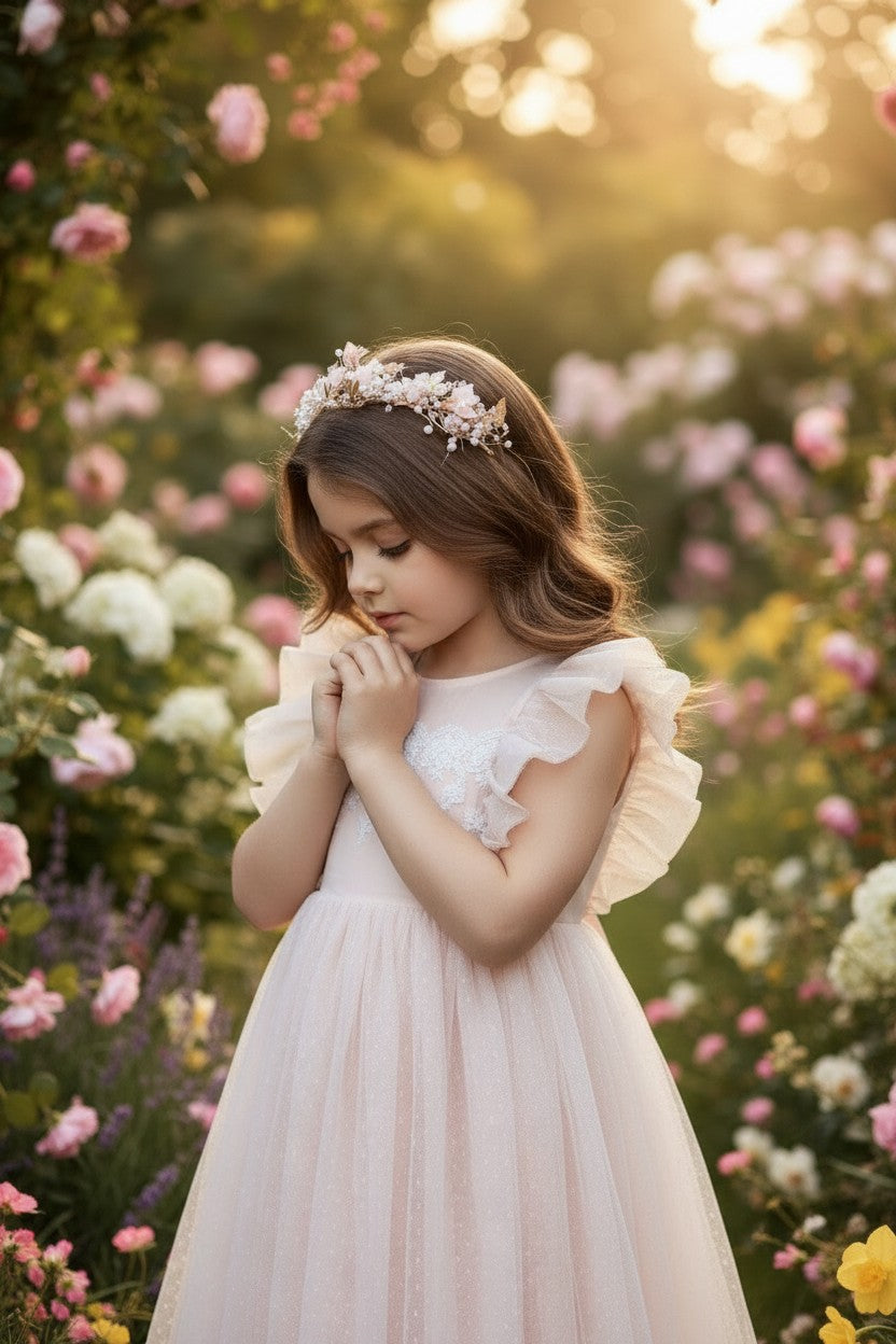 CAROLINA DRESS BLUSH PINK