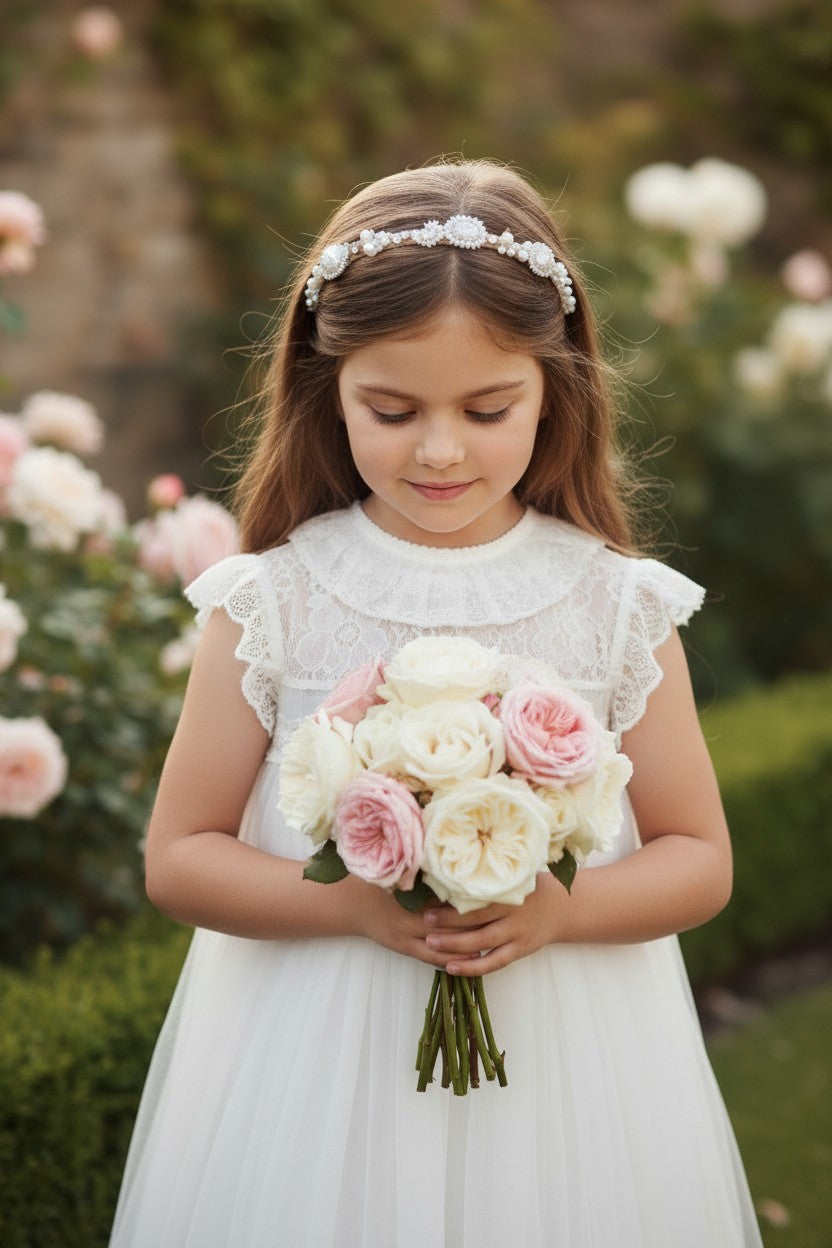 ALLESSANDRA DRESS  WHITE