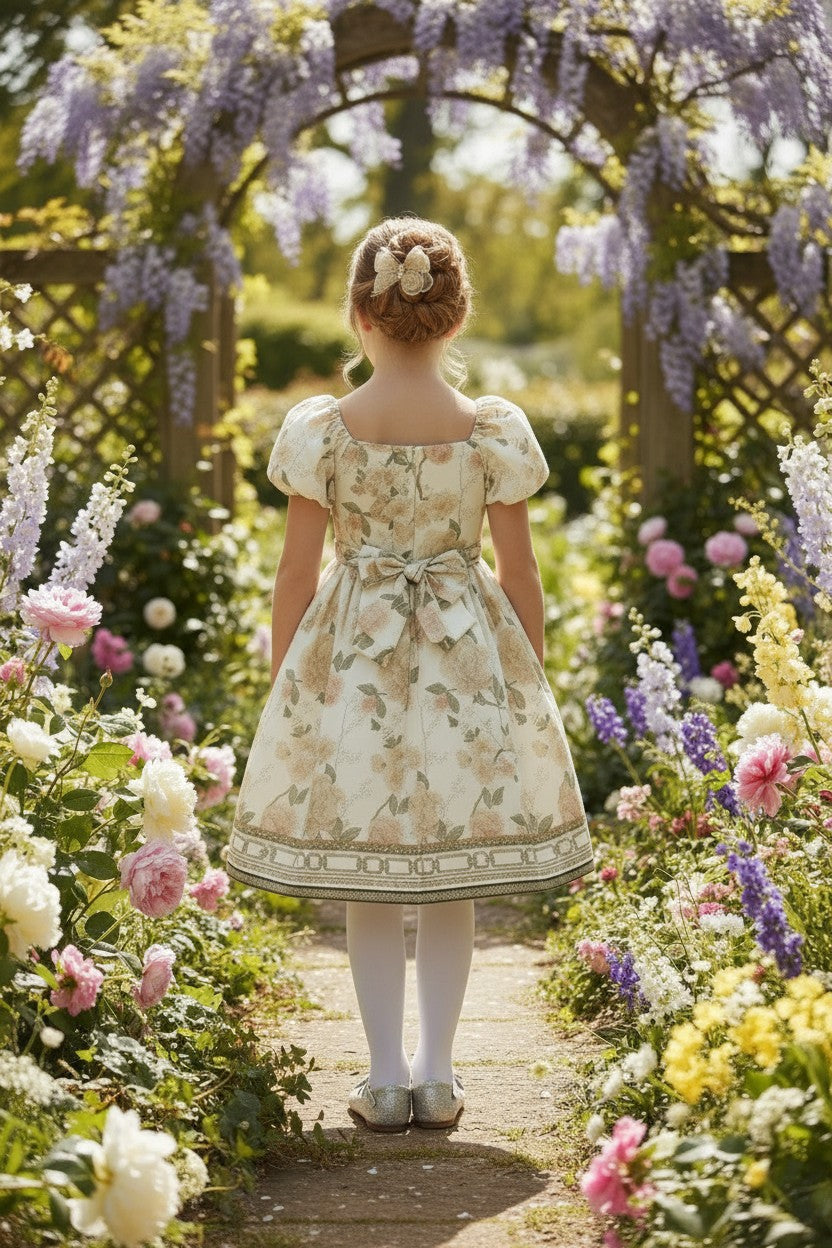 ARIELLE DRESS IVORY FLORAL