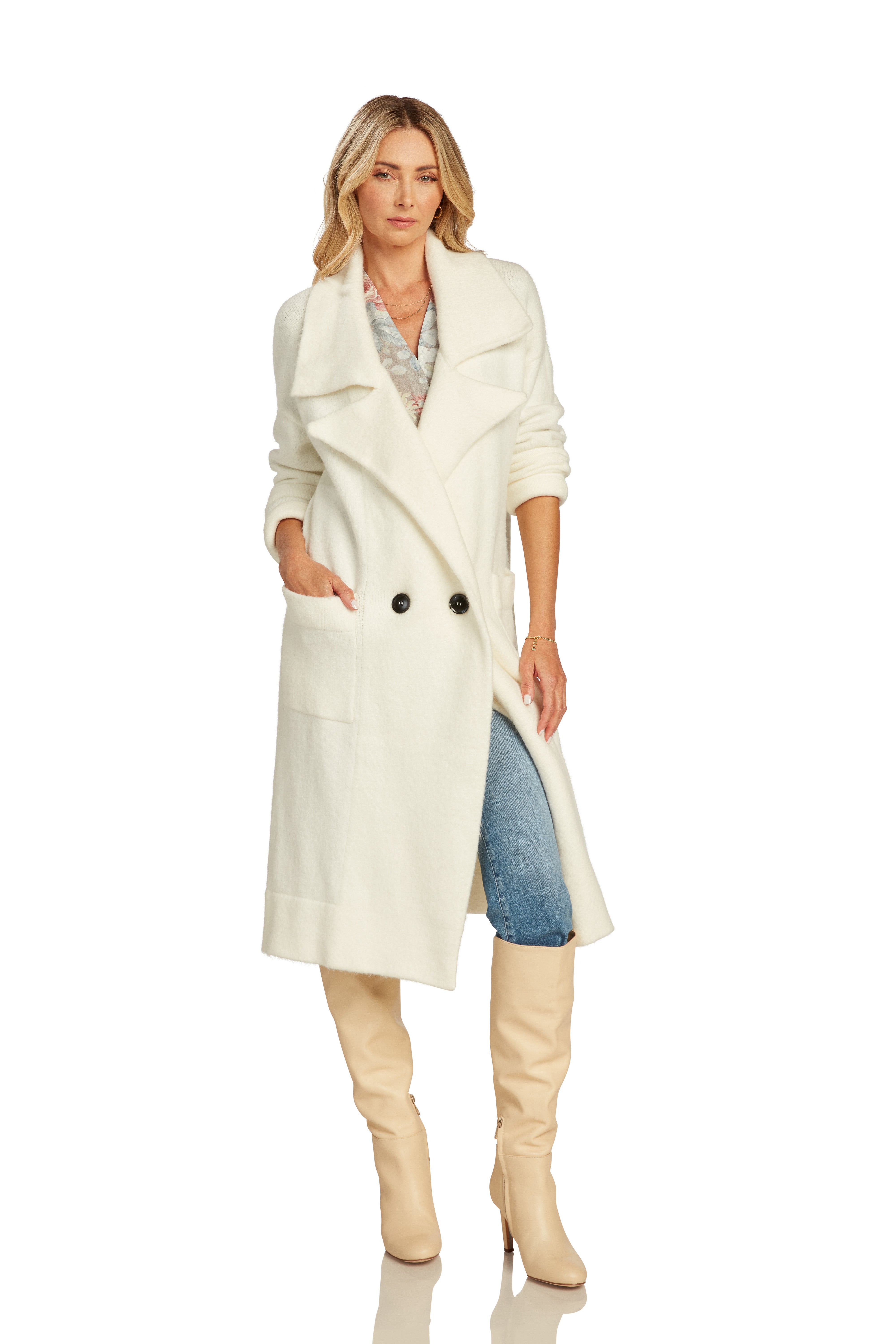 AVELINE SWEATER COAT