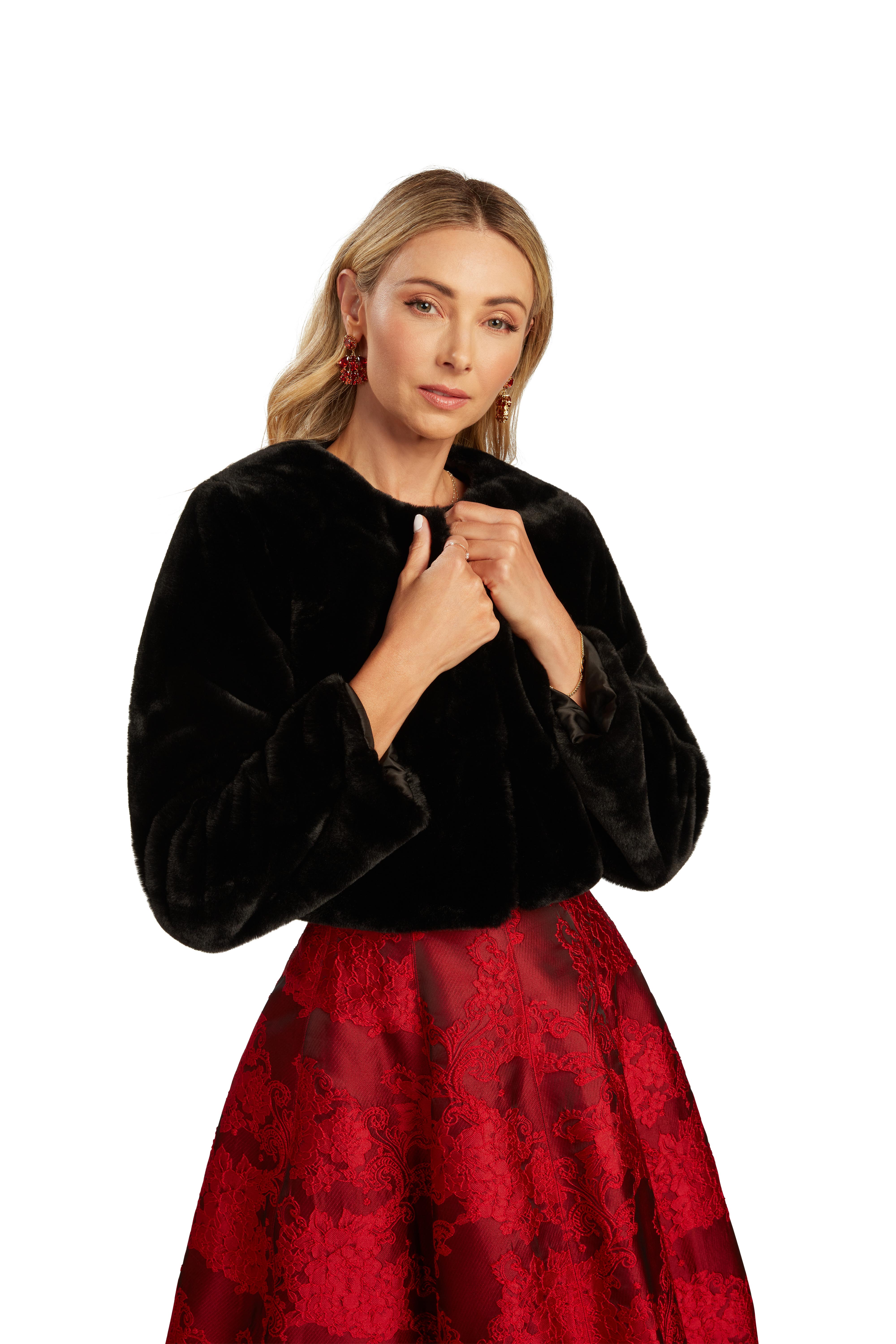 ADRIANA FAUX FUR JACKET