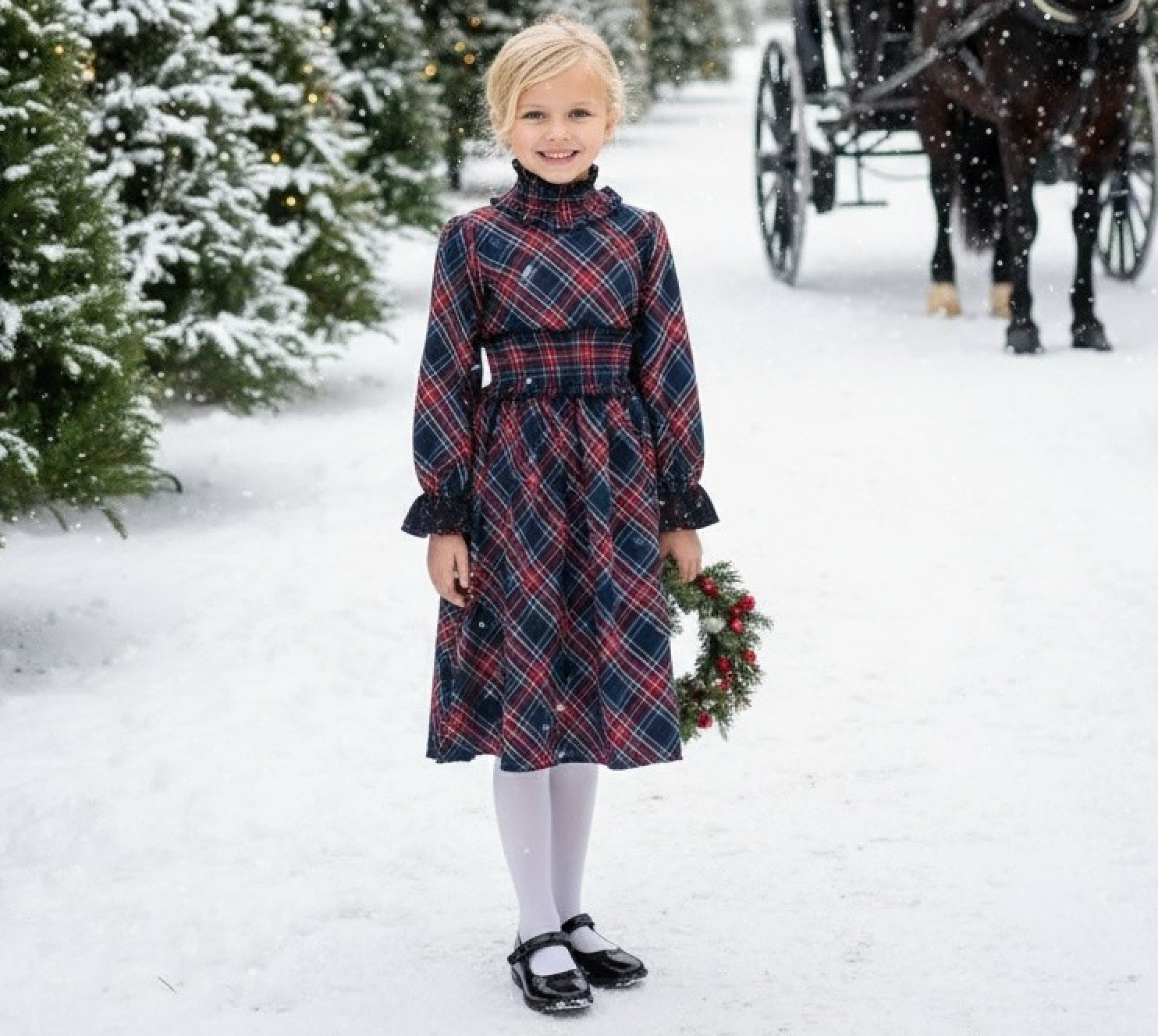 HARPER DRESS TARTAN