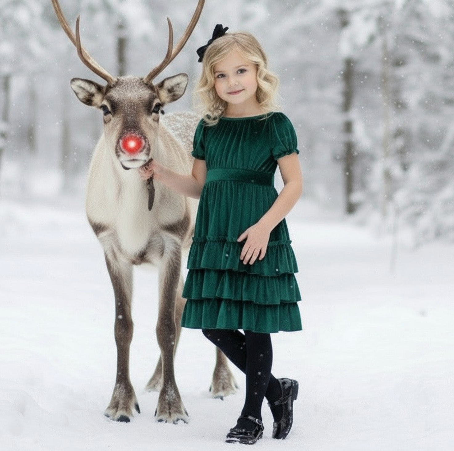 HOLLY DRESS EMERALD