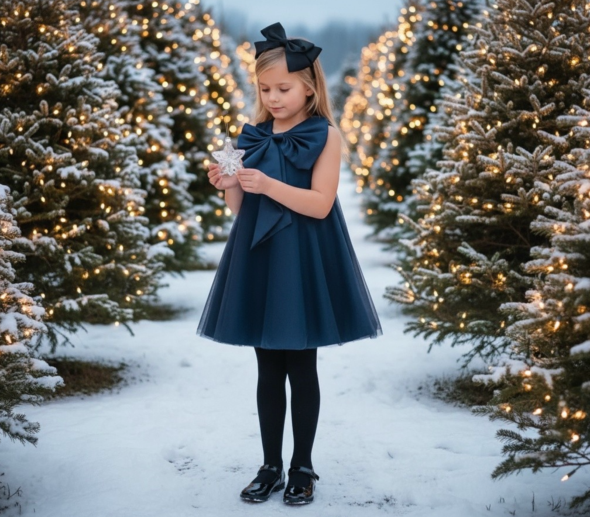 LUCIA DRESS NAVY